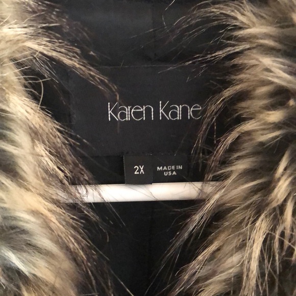 Karen Kane Fur Collar Coat - Picture 2 of 4